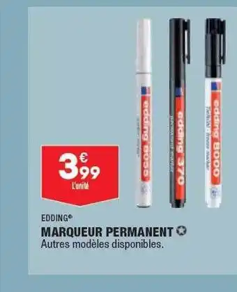 Marqueur permanent edding