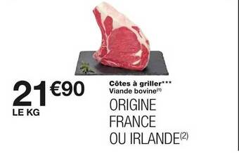 Monoprix Côtes à griller*** offre
