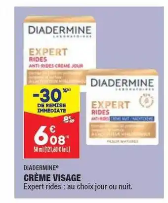 ALDI Crème visage diadermine offre