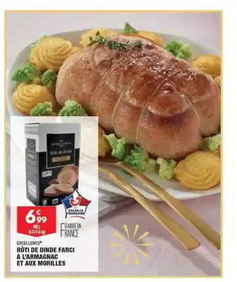 ALDI Rôti de dinde farci à l'armagnac et aux morilles excellence offre