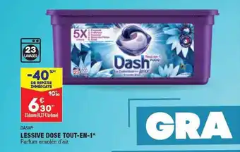 ALDI Lessive dose tout-en-1 dash offre
