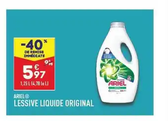 ALDI Lessive liquide original ariel offre