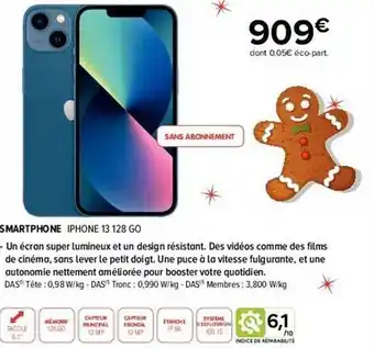 Gitem Smartphone iphone 13 128 go offre