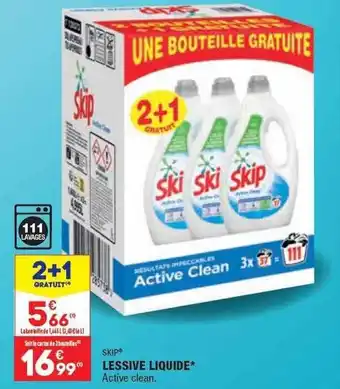 ALDI Lessive liquide skip offre