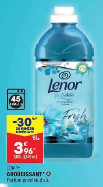 ALDI Adoucissant lenor offre