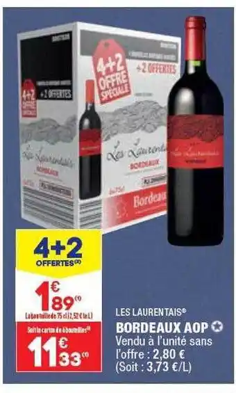 ALDI Bordeaux aop les laurentais offre