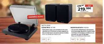 Gitem Platine vinyle muse, enceinte bluetooth muse offre
