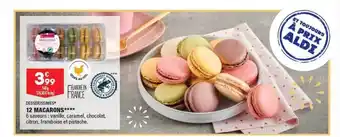 ALDI 12 macarons desserissimes offre