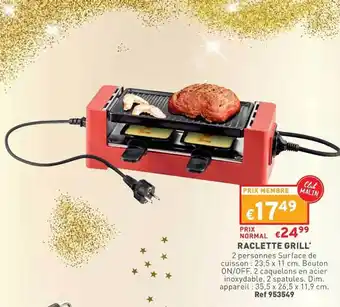 Raclette grill
