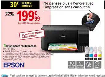 Carrefour Epson Imprimante Multifonction offre