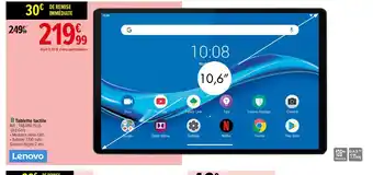 Carrefour Lenovo Tablette Tactile offre