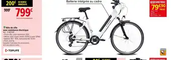Carrefour Velo de Ville Avec Assistance Electrique offre