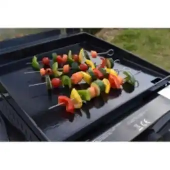 E.Leclerc Brico Plancha électrique 2500w plaque fonte émaillée 43x42cm finesta 43 av capot - pe002 - cook'in garden offre