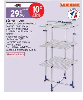 Intermarché Séchoir Tour offre