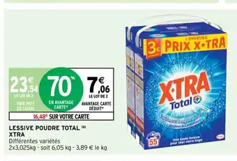 Intermarché Lessive Poudre Total Xtra offre