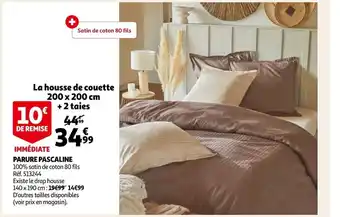 Auchan Parure Pascaline offre