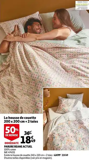 Auchan Parure Reane Actuel offre