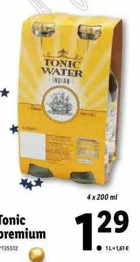 Lidl Tonic premium offre