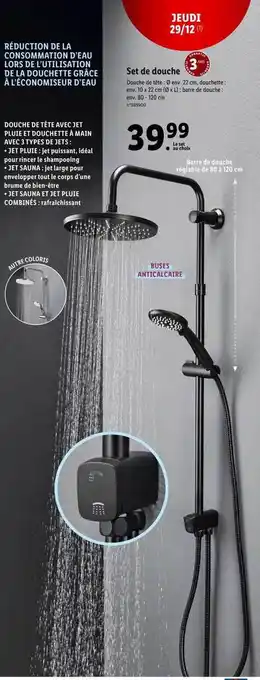 Lidl Set de douche offre