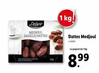 Lidl Dattes medjoul deluxe offre