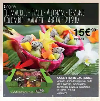 Costco Colis fruits exotiques offre