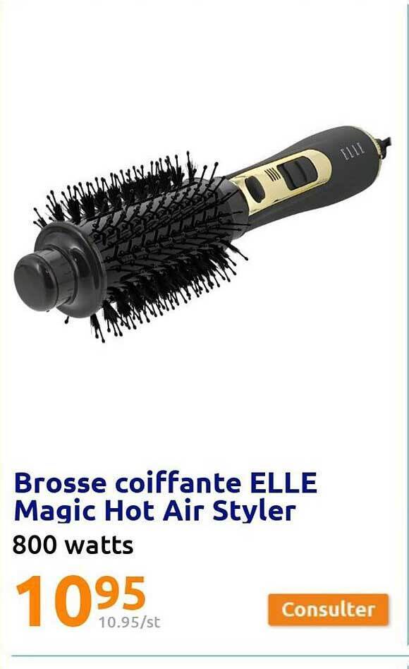 Promo Brosse coiffante elle magic hot air styler chez Action