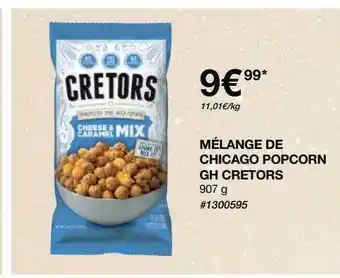 Mélange de chicago popcorn gh cretors