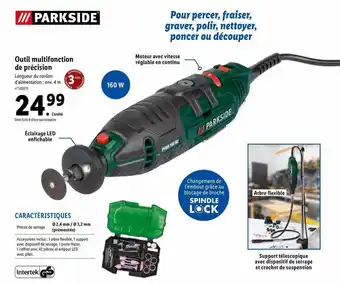 Lidl Outil multifonction de précision parkside offre