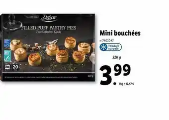 Lidl Mini bouchées deluxe offre