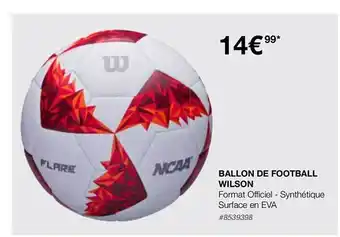 Costco Ballon de football wilson offre