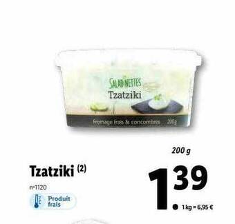 Lidl Tzatziki offre