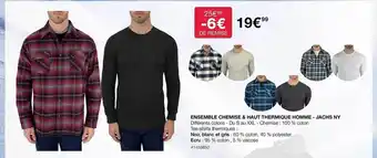 Ensemble chemise & haut thermique homme - jachs ny