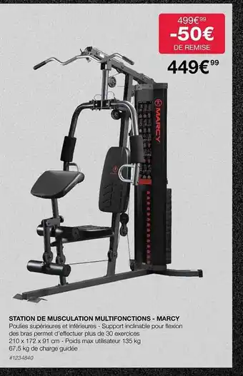 Costco Station de musculation multifonction - marcy offre