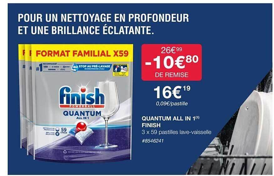Promo Quantum all in 1 finish chez Costco