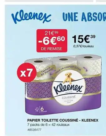Costco Papier toilette coussiné - kleenex offre