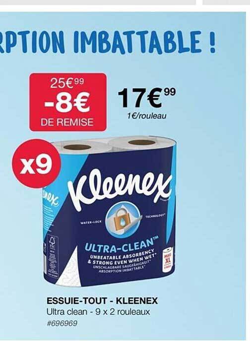 Promo Essuietout kleenex chez Costco
