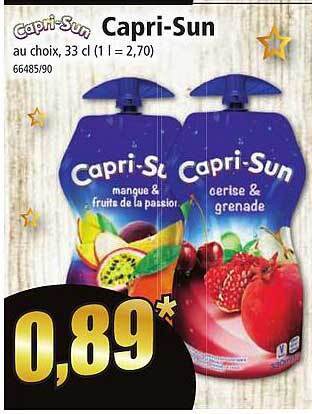 Norma Capri-sun offre