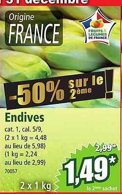 Norma Endives offre
