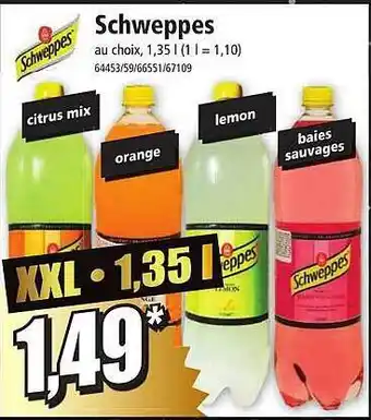 Norma Schweppes offre