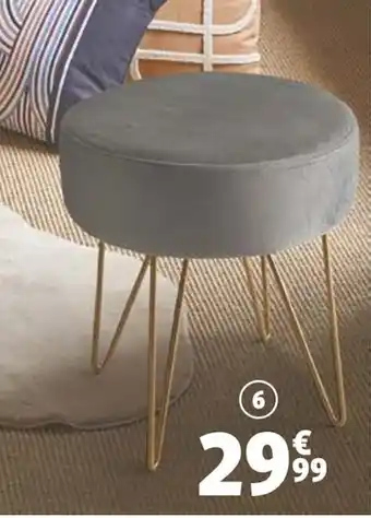Auchan Tabouret Pieds Métal offre