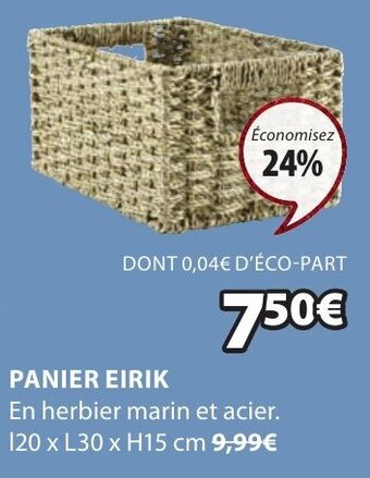JYSK Panier eirik offre