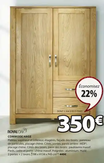 JYSK Commode Hage offre