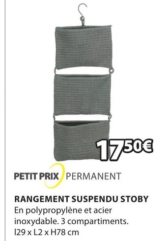 JYSK Rangement Suspendu Stoby offre