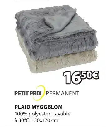 JYSK Plaid Myggblom offre