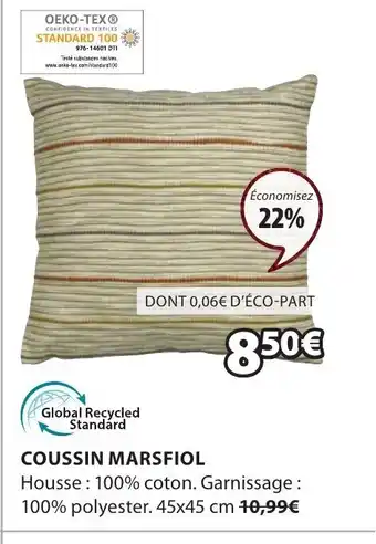 JYSK Coussin Marsfiol offre