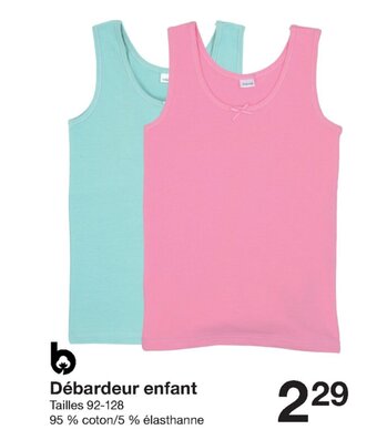 Zeeman Debardeur enfant offre