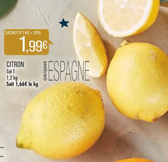 Match Citron offre