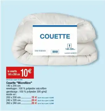 Cora x Carrefour Couette offre