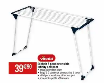 Cora x Carrefour Séchoir extensible vileda offre