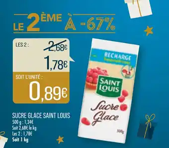 Match Sucre Glace Saint Louis offre